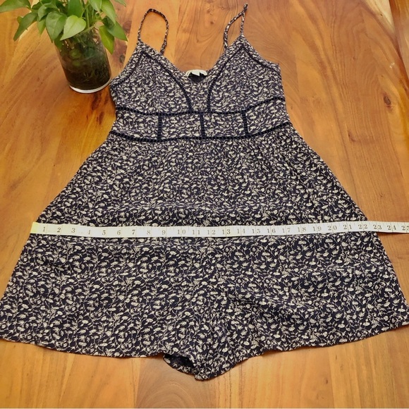 American Eagle Camisoles Boho Floral Cottagecore Sexy Festival Mini Romper Dress - Picture 9 of 11